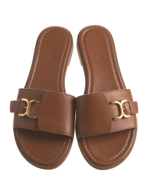 Chloé Leather Slides