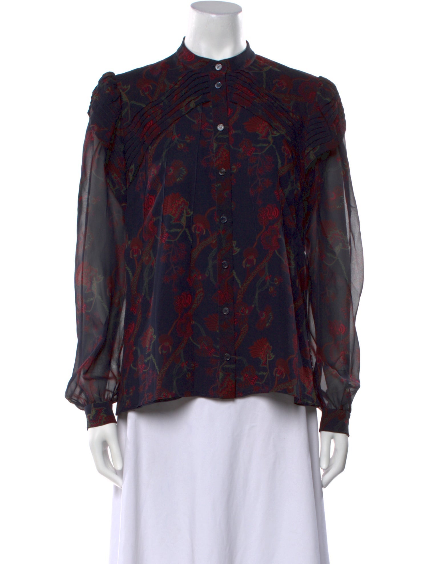 Chloé Silk Printed Blouse