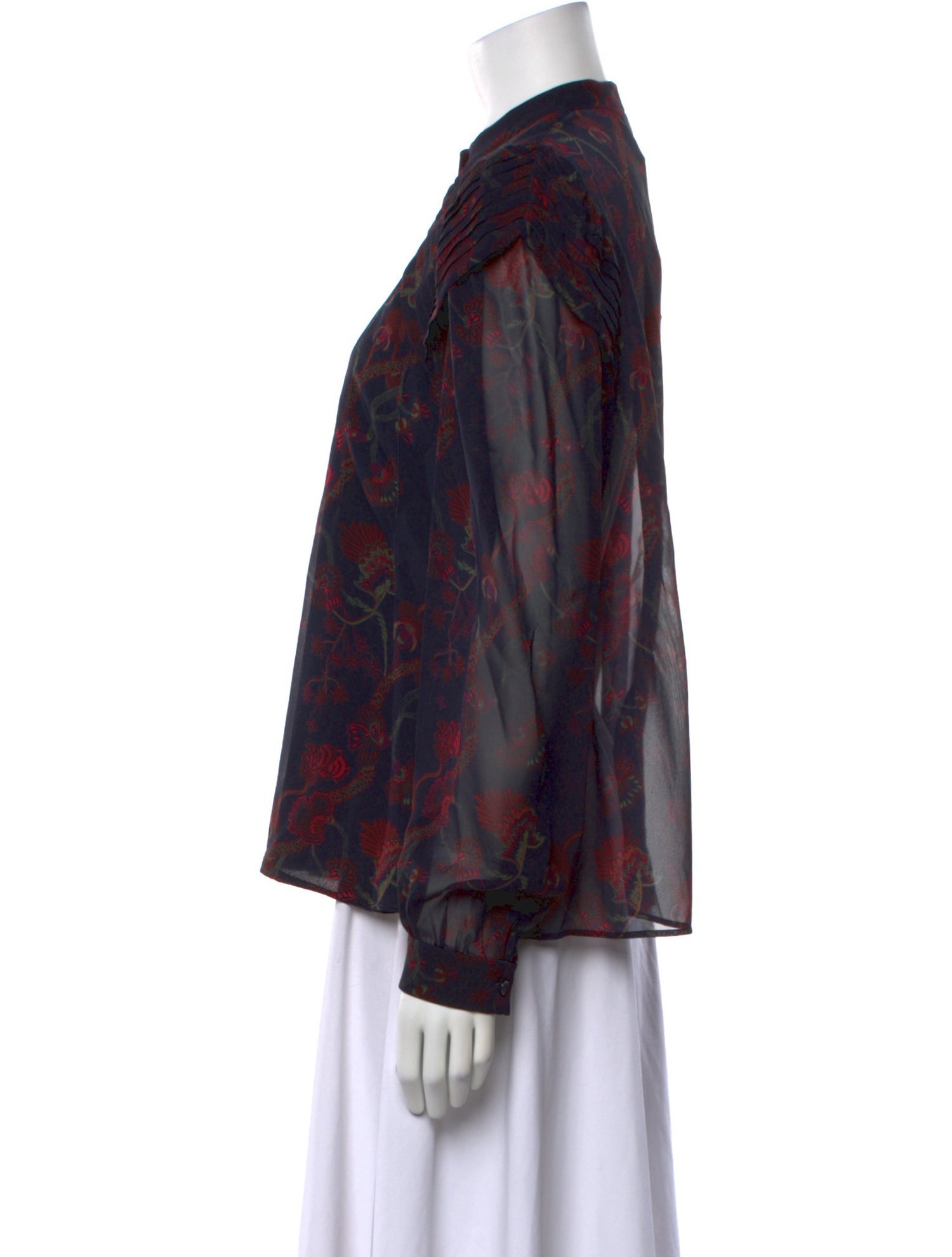 Chloé Silk Printed Blouse
