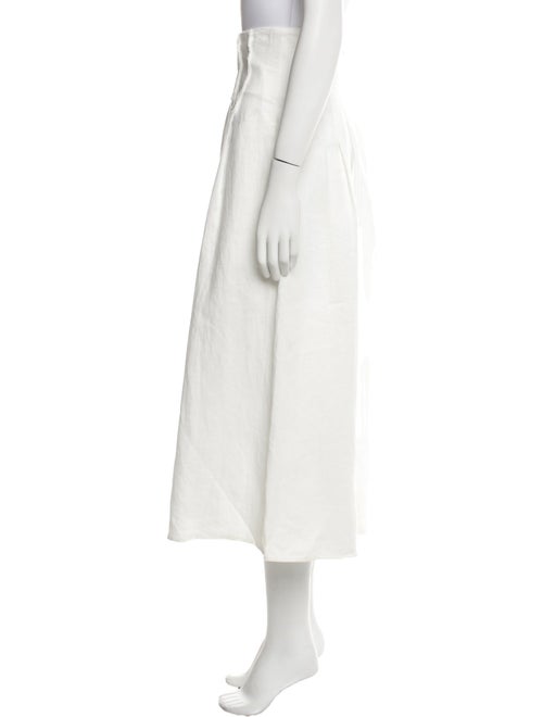 Chloé Linen Midi Length Skirt
