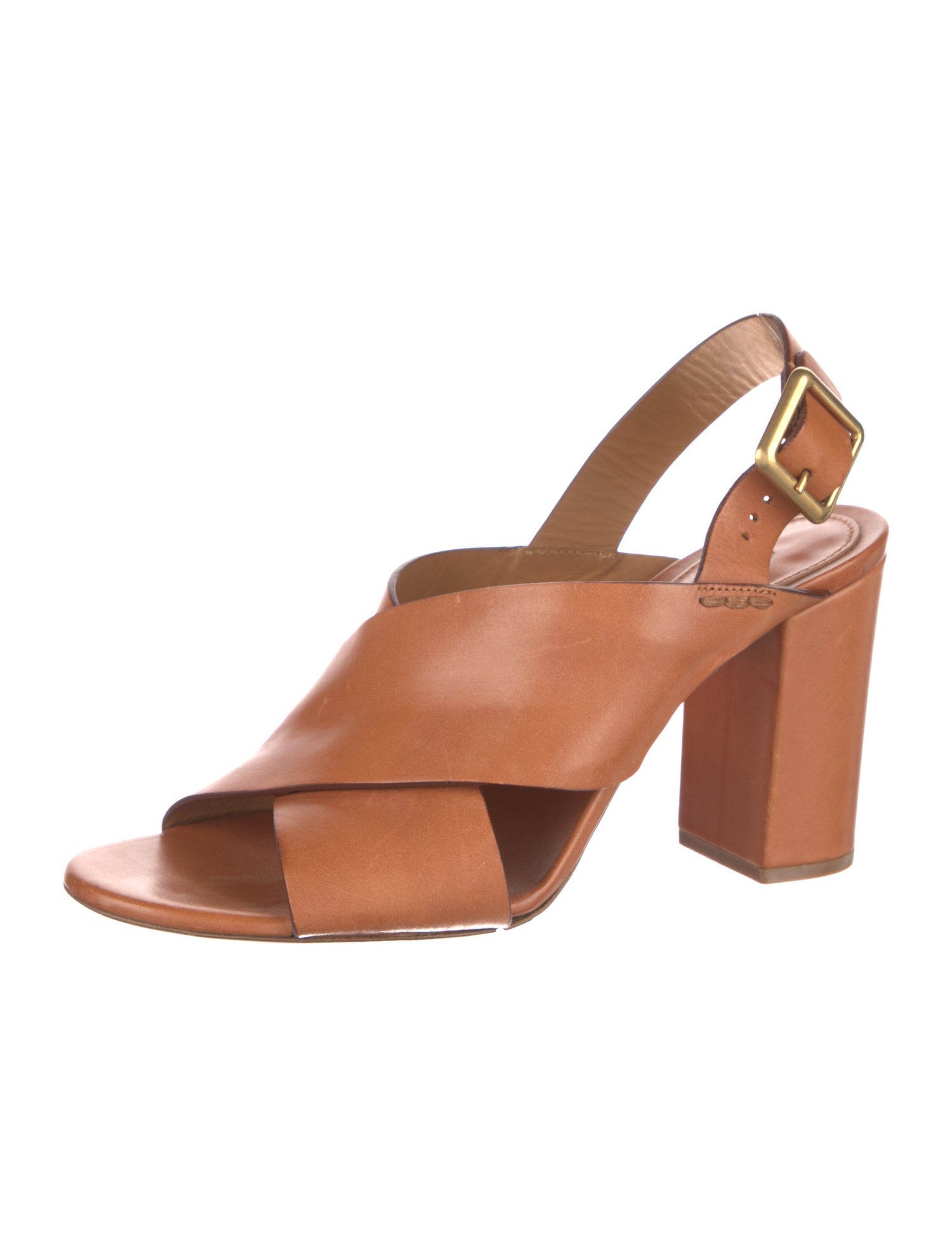 Chloé Leather Slingback Sandals