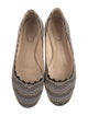 Chloé Suede Studded Accents Ballet Flats