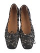 Chloé Leather Bow Accents Ballet Flats