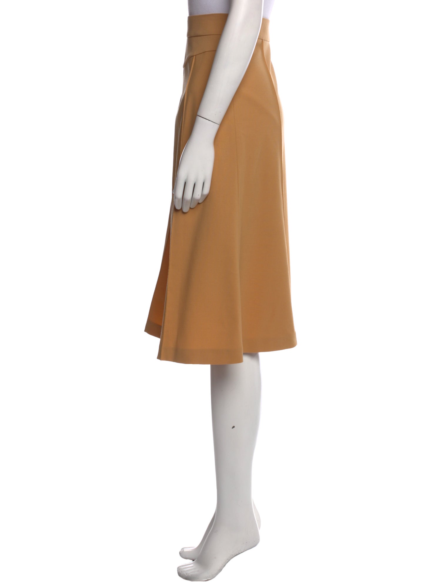 Chloé Virgin Wool Knee-Length Skirt