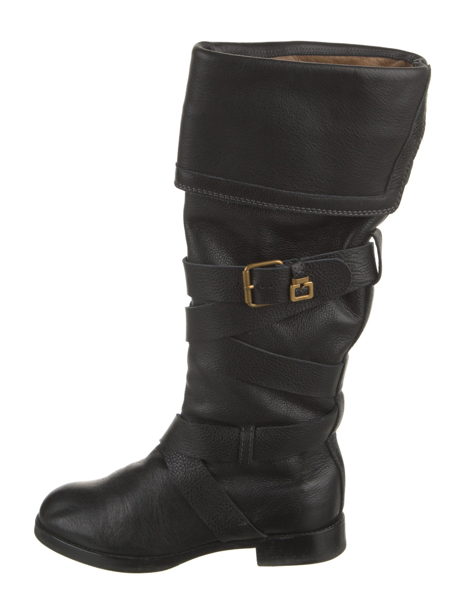 Chloé Leather Riding Boots