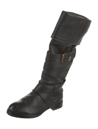 Chloé Leather Riding Boots