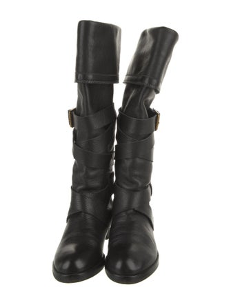 Chloé Leather Riding Boots