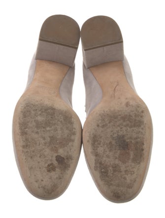 Chloé Suede Scalloped Accent Pumps