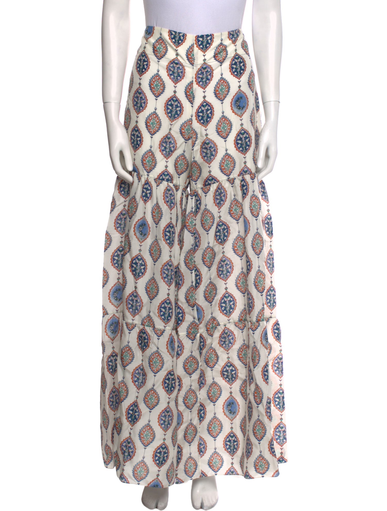 Chloé Silk Wide Leg Pants