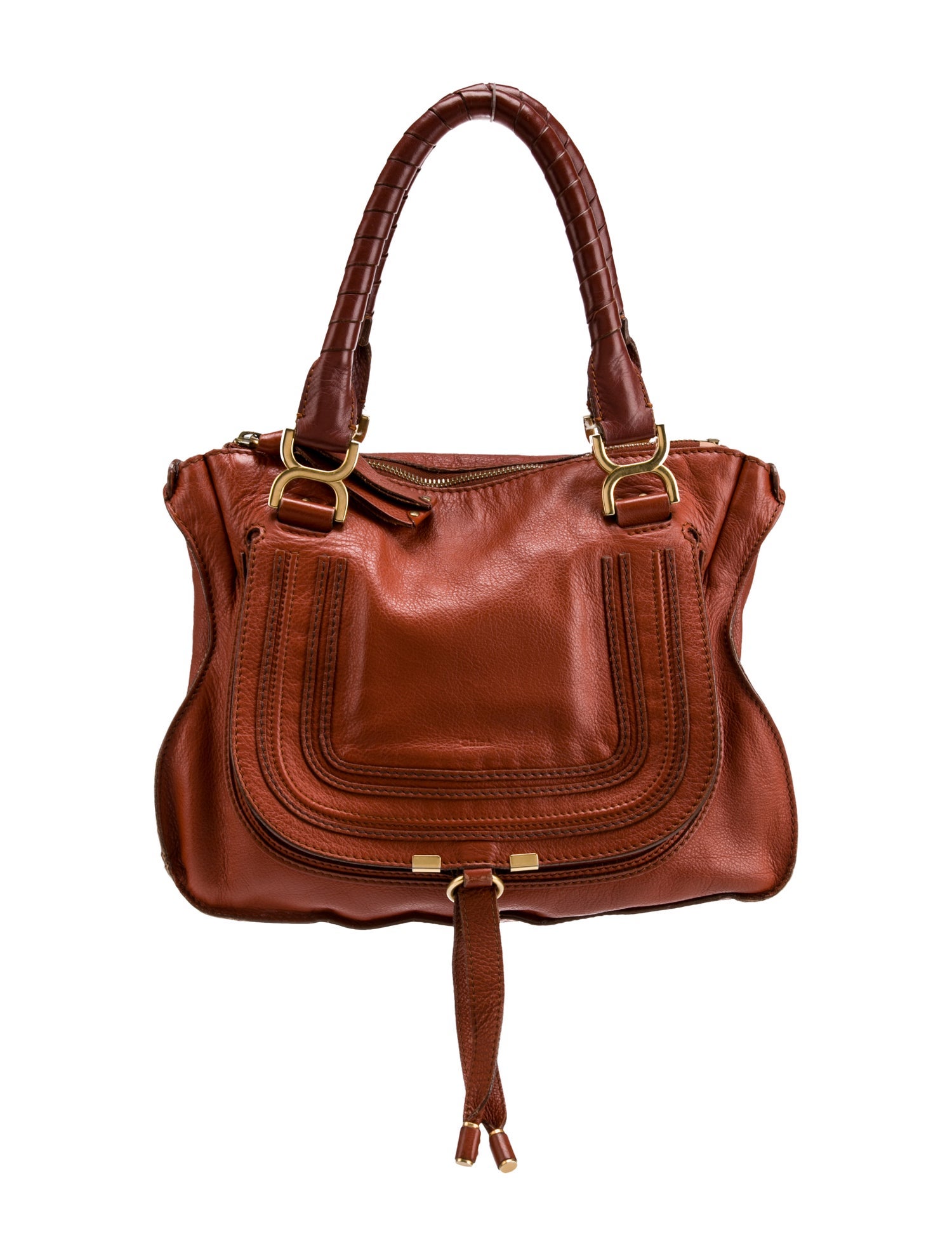 Chloé Leather Marcie Shoulder Bag Large