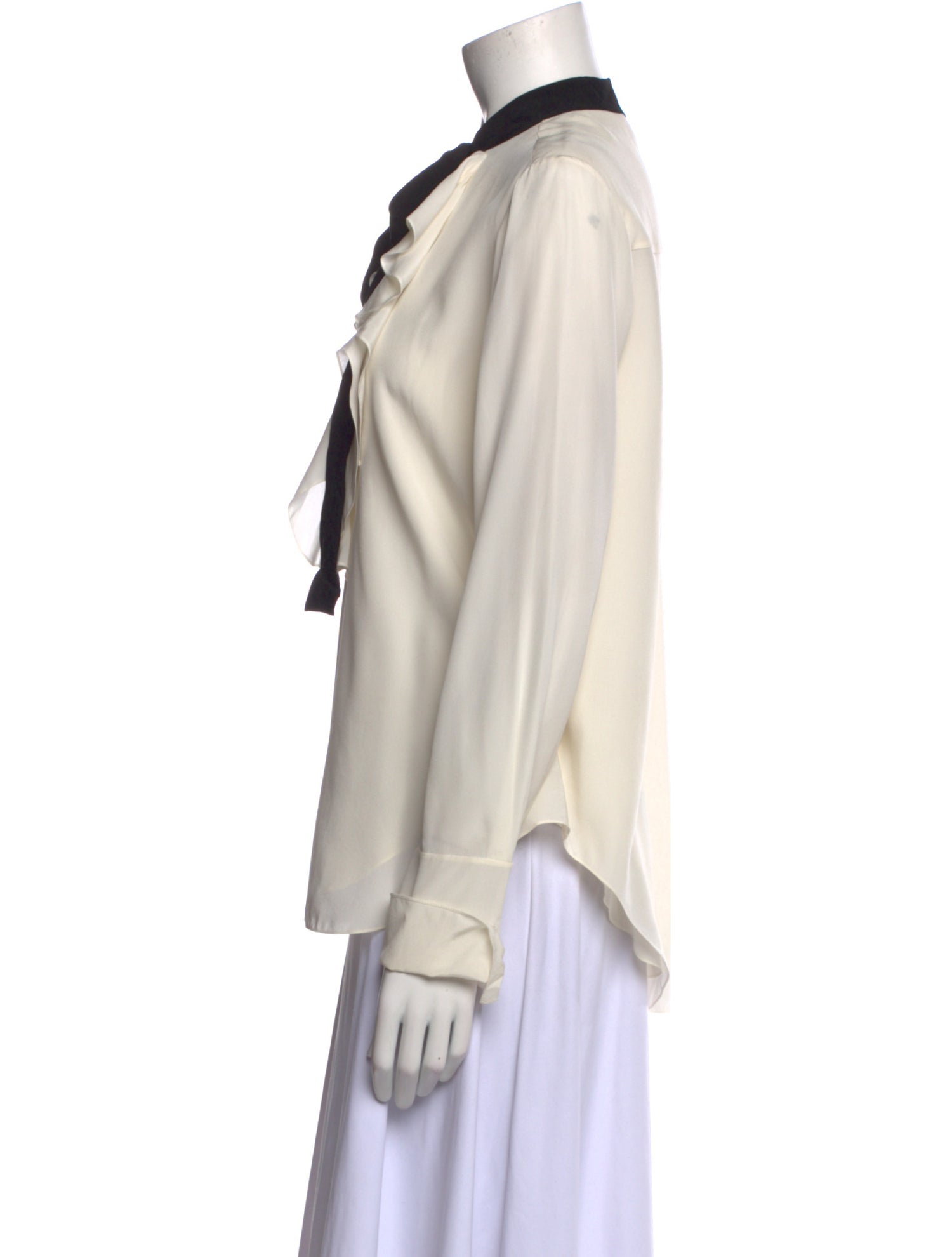 Chloé Silk V-Neck Blouse