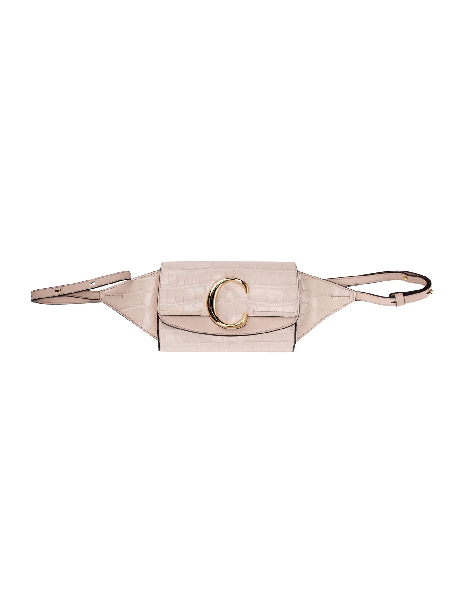 Chloé Embossed Leather Belt Bag