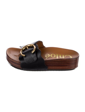 Chloé Leather Slides