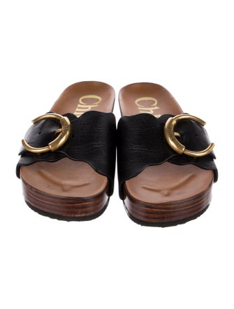 Chloé Leather Slides