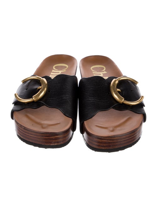 Chloé Leather Slides