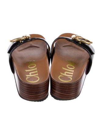 Chloé Leather Slides