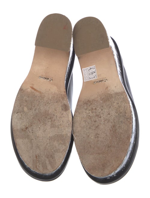 Chloé Leather Distressed Accents Slides