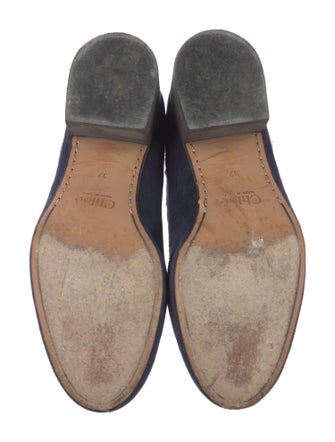 Chloé Suede Scalloped Accent Pumps