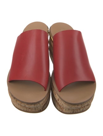 Chloé Leather Slides