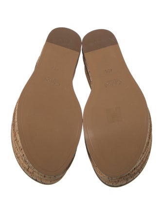 Chloé Leather Slides