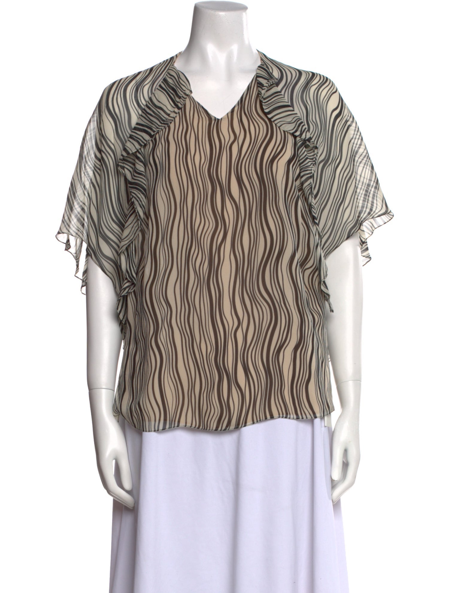 Chloé Silk Printed Blouse