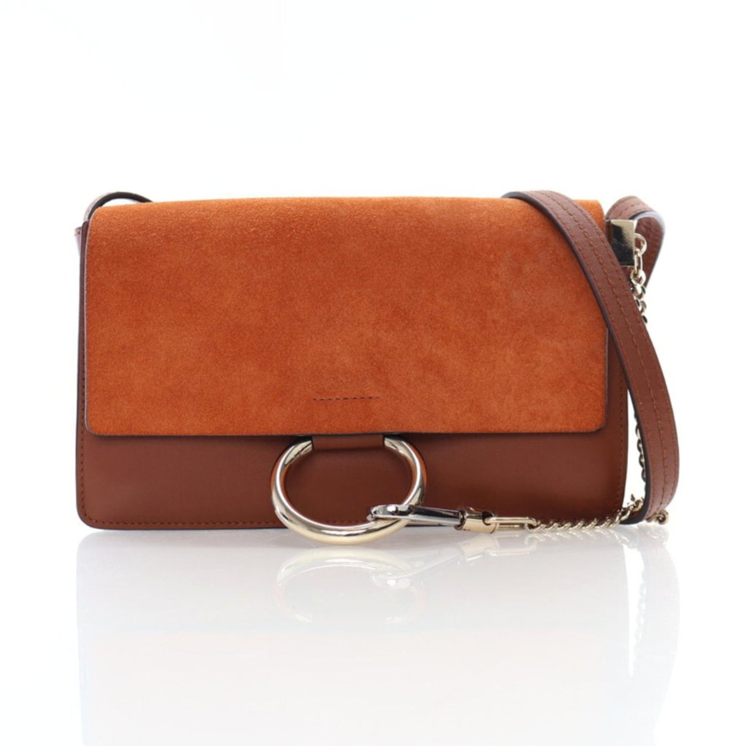 Chloé Calfskin Suede Faye Shoulder