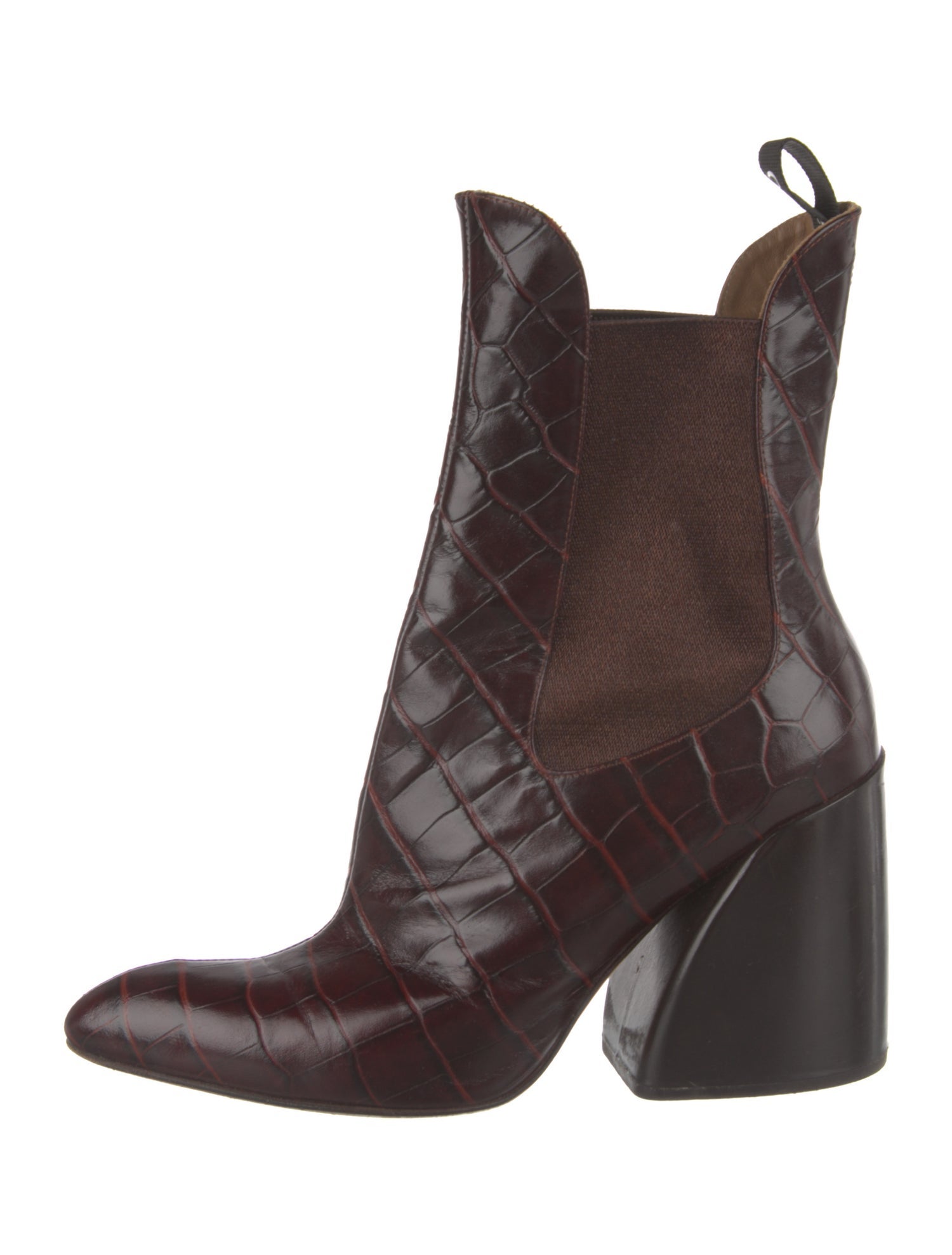 Chloé Leather Chelsea Boots