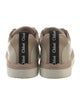 Chloé Leather Scalloped Accent Sneakers