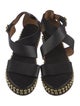 Chloé Leather Beaded Accents Sandals