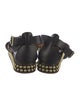Chloé Leather Beaded Accents Sandals