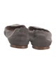Chloé Suede Scalloped Accent Ballet Flats