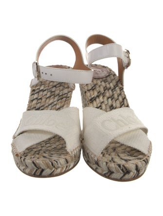 Chloé Canvas Striped Espadrilles