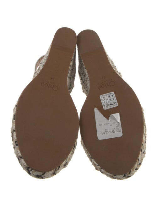 Chloé Canvas Striped Espadrilles