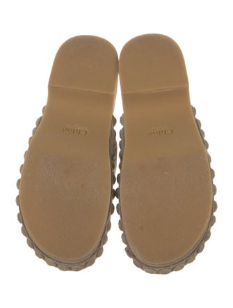 Chloé Suede Studded Accents Mules