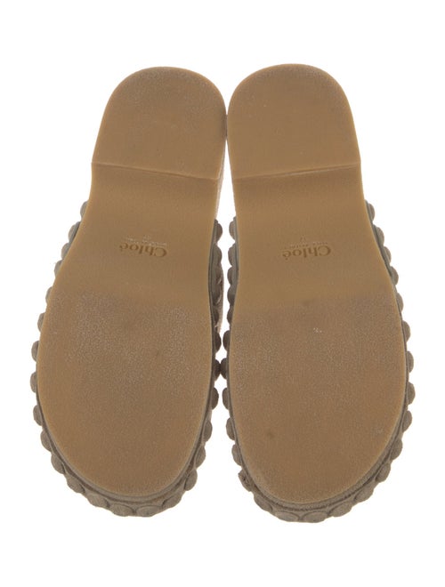 Chloé Suede Studded Accents Mules