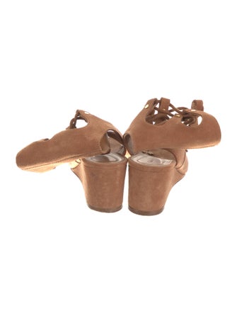 Chloé Suede Studded Accents Gladiator Sandals