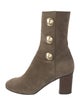 Chloé Suede Studded Accents Boots