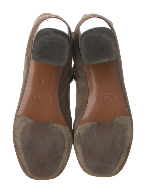 Chloé Suede Studded Accents Boots