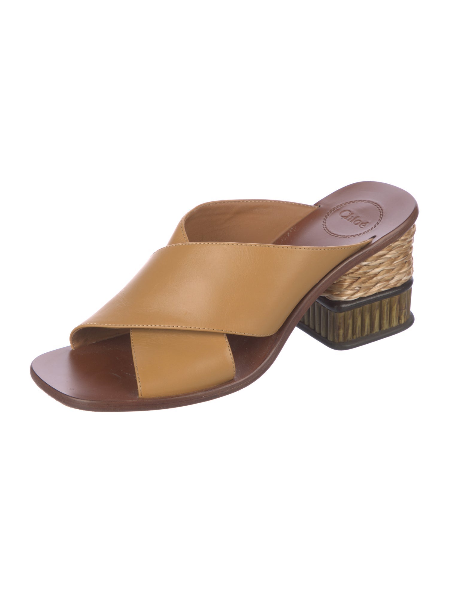 Chloé Leather Slides