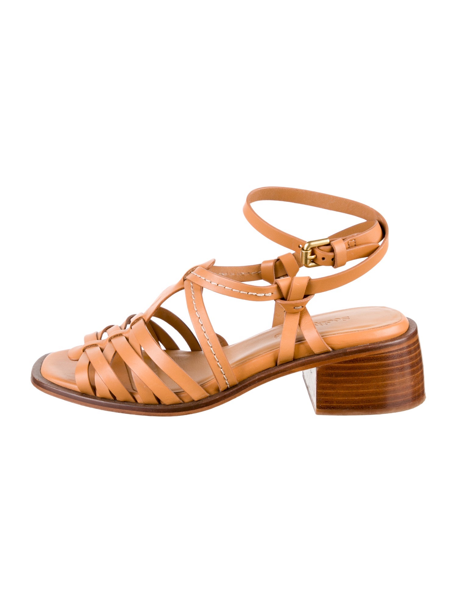 See by Chloé Leather Gladiator Sandals