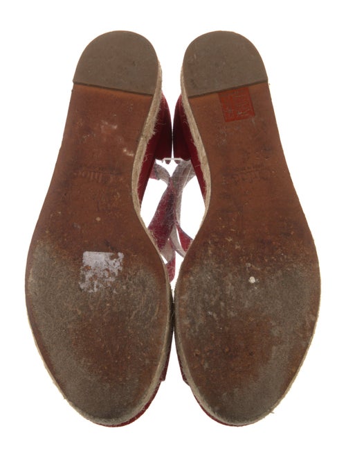 Chloé Suede Scalloped Accent Espadrilles