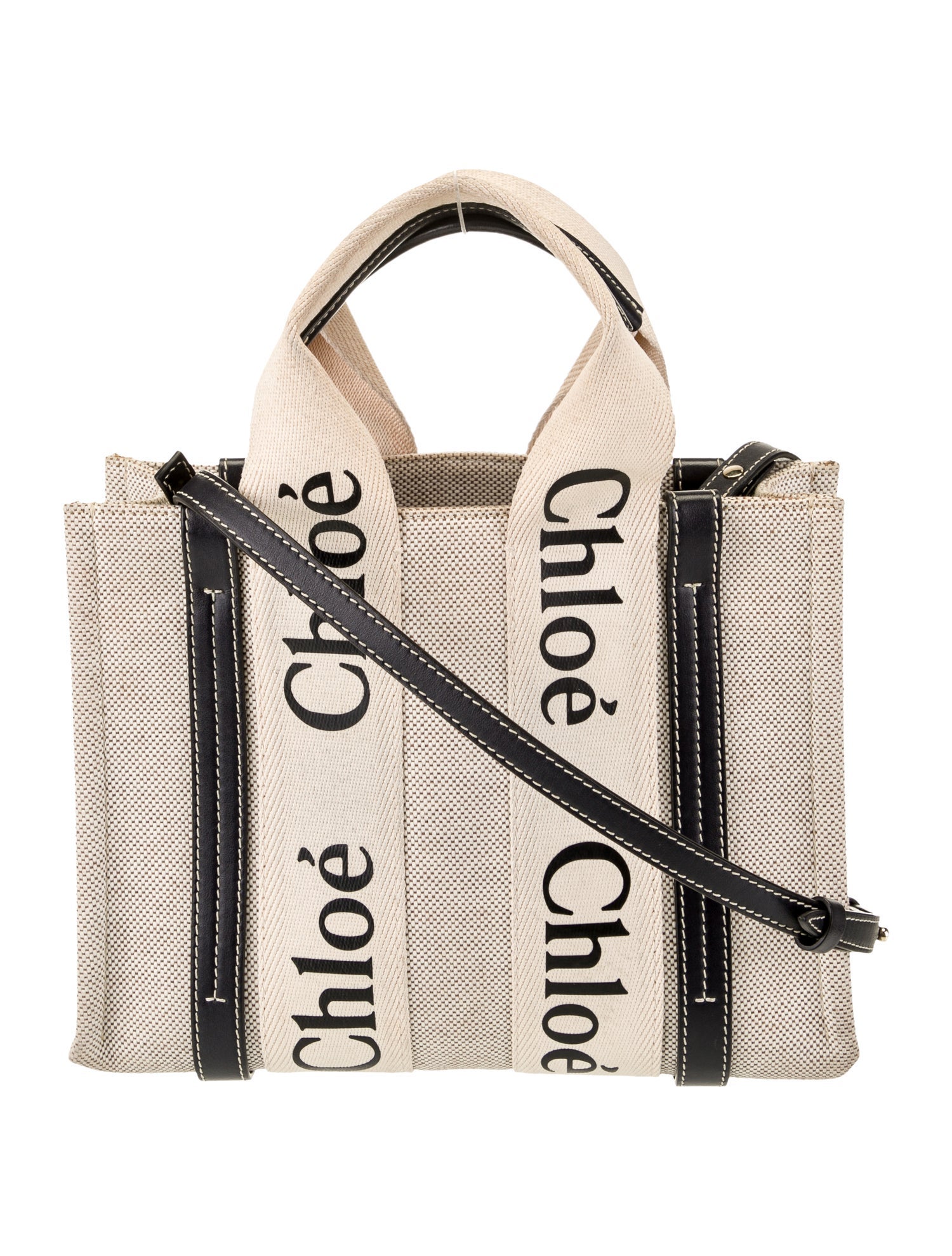 Chloé Canvas Top Handle Bag
