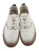 Chloé Leather Colorblock Pattern Sneakers