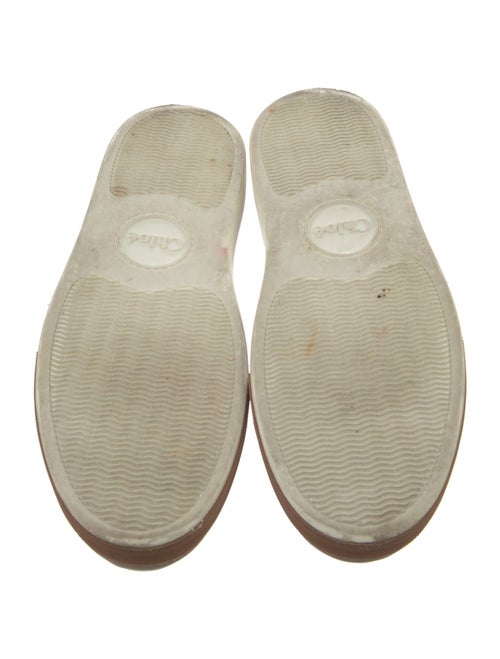 Chloé Leather Colorblock Pattern Sneakers