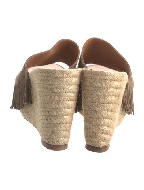 Chloé Suede Mesh Accents Espadrilles