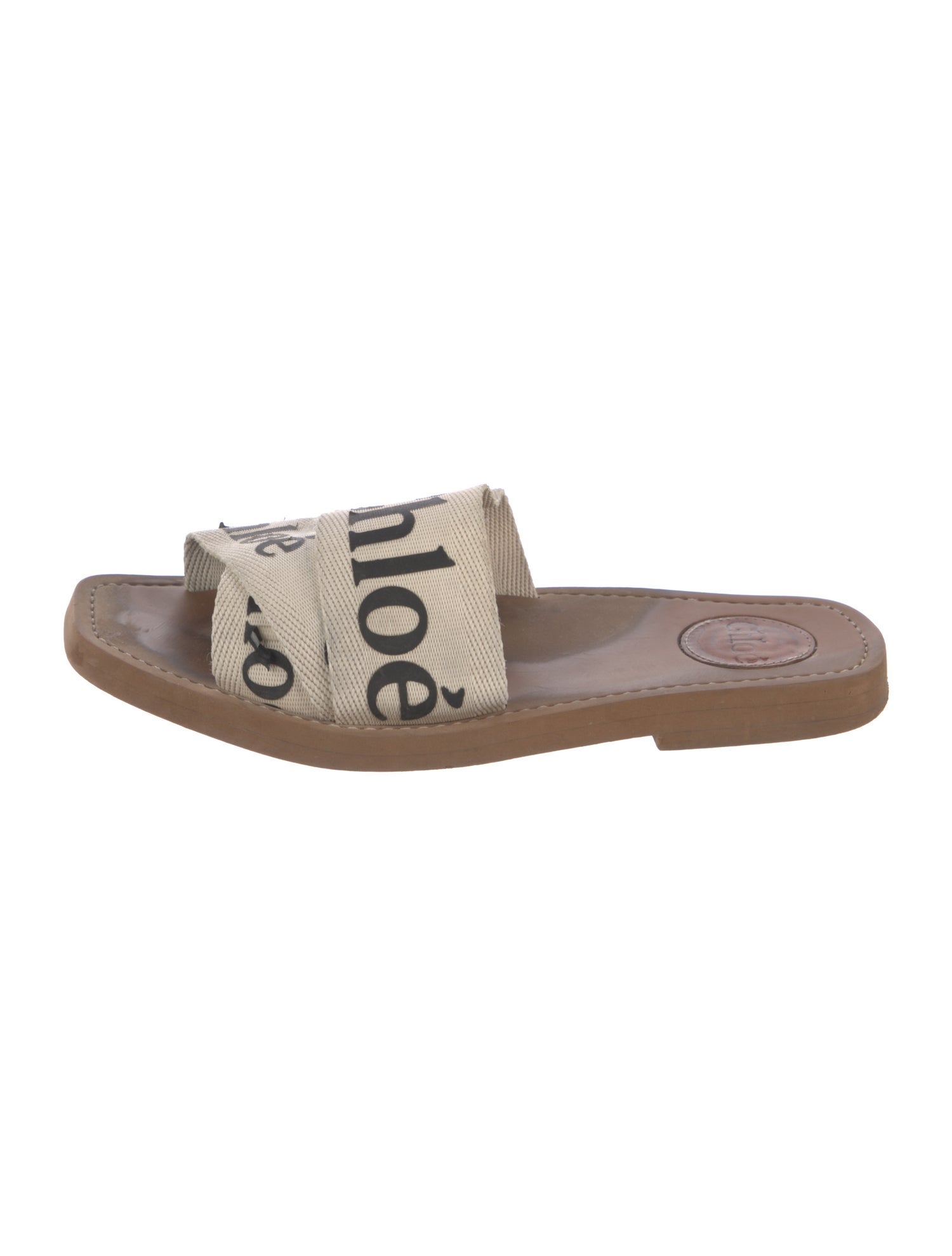 Chloé Canvas Printed Slides