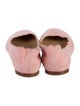 Chloé Suede Scalloped Accent Ballet Flats