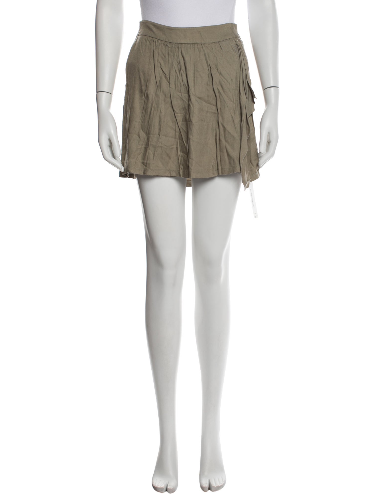 Chloé Embroidered Accent Mini Skirt