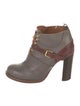 Chloé Leather Lace-Up Boots