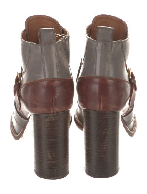 Chloé Leather Lace-Up Boots